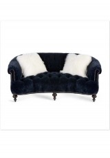 Rhett Curved Buttoned Sofa 2  Seater 